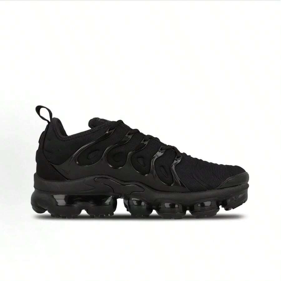 Nik E Air VaporMax Plus Comfortable Versatile Cushioned Breathable Lightweight Low-Top Air Cushion Casual Running Shoes Unisex Black - Black - View 1