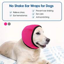 New Dog Calming Hood Anti-Shock Anti-Thunder Waterproof Hook And Loop Summer Swimming Waterproof Earmuffs - Multicolor - View 3