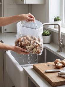 60pcs Vertical Multi-Functional Kitchen Garbage Strainer Bags, Durable And Easy To Dispose, High-Strength Food Waste Bags, Filter Wastewater And Collect Food Residue, Kitchen Gadget - Other - View 5