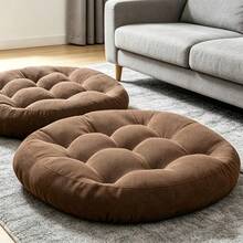 Japanese Style Floor Cushion, Outdoor Cushion, Thickened Round Meditation Cushion, Yoga Cushion, Comfortable Rebound - A - View 4