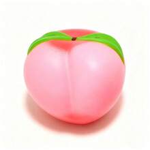 Creative Stress Relief Peach Squeeze Toy, Realistic Peach Soft Ball, Slow Rebound Stress Relief Toy - Multicolor - View 2