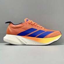 Adidas Adizero Drive RC Low Top Road Running Shoes Lightstrike Midsole Shock Absorbing Support Polyester PU Blend Engineering Mesh Breathable Racing Sneakers Orange Blue For Long Distance Training - Orange and Blue - View 18