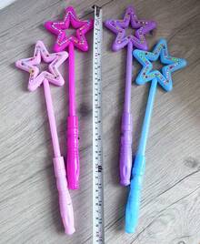 4 Diamond Light-Up Star Wands For Parties - Multicolor - View 6