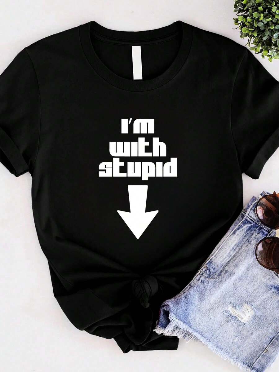 Women T-Shirts - 黑色 - 查看 1