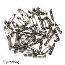 50pcs Iron Perforated Brooch Pins With Safety Clasp, Corsage Base Pins With Lock Head, Tie Pin, DIY Corsage Badge Hair Accessory Base, Jewelry Making Supplies - Brooch Base - View 31