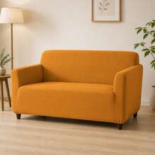 POLIGONO Sofa Slipcovers - Mustard Yellow - View 1