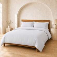 POLIGONO Duvet Covers Sets - White - View 1
