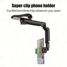 1pc Fashionable Car Phone Holder, Multi-Functional, Suitable For Navigation, Universal Car Accessory - Multicolor - View 6