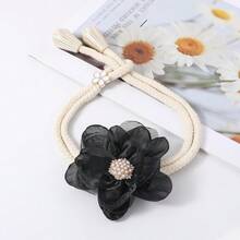 2 Stück Blumen-Vorhanghalter, 3D-Blumendesign, Vorhangclips ohne Bohren, moderne minimalistische Vorhangbefestigungen, Vorhanghalter, Vorhanghaken, geeignet für Schlafzimmer, Wohnzimmer und Heimdekoration - Verschiedenfarbig - Übersicht 12