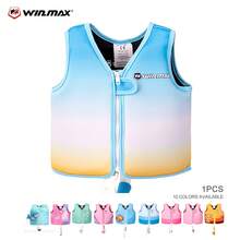 WIN.MAX Children's Buoyancy Vest, Adjustable Buoyancy Jacket, Portable Swimming Aid Equipment, Beginner Water Sports Life Jacket, First Day Of School - Multicolor - View 2