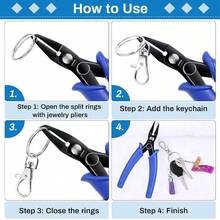 KLONKEE Jewelry Making Tools Jewelry Pliers Jump Ring Opener Keychain Pliers For Opening Split Rings/Jump Rings Jewelry Bracelet Fishing Bead DIY Handmade Jewelry Making Tools - A - View 6