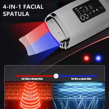 4-In-1 Facial Skin Scrubber, Home Use Pore & Surface Oil Cleanser, Multi-Mode Skincare Auxiliary Tool, USB Rechargeable Portable Beauty Care Device - Multicolor - View 4