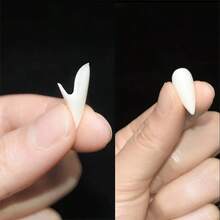 Halloween Vampire Fangs Set - DIY Role Play Teeth With Adhesive, Suitable For Day Of The Dead And Party Decoration, Dental - White - View 10