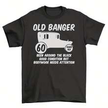 Old Banger 60 T-Shirt - Funny And Nostaic! R Vibes, Uni Printed Design. - 款式 - 查看 1