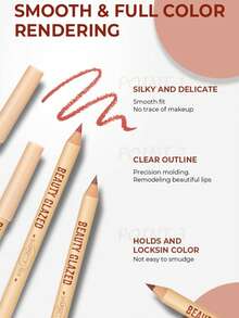beauty glazed 12 PCS Lip Liner Pencil Set - Waterproof, Highly-Pigmented Pencil For Shaping & Sculpting Lips, Longwear, Smudge-Proof Lip Liner Set For Precise Definition And All-Day Lip Contour - 1 Set - View 4