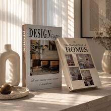 2 Sets Paper Aesthetic Decorative Books, Coffee Table Decorative Books - Faux Decorative Books For Decoration - Home Desktop Decor - Bedside Table Decor - Home Bookshelf Decor - one-size - View 6