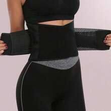 Sweat-Inducing Waist Trimmer For Fitness, Yoga, Running, Neoprene Waist Cincher, Body Shaping Waist Support, Enhanced Abdominal Compression Belt - Multicolor - View 10