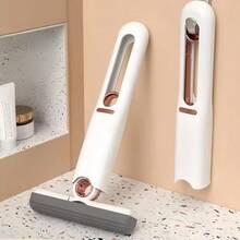 Expandable Mini Mop - Dry & Wet Cleaning, Compact Space-Saving Design, Durable Plastic Construction, Suitable For Kitchen, Bathroom, Living Room, Car Glass - Multi-Function Cleaning Tool, Bathroom Cleaning, Stylish Handle Design, Efficient Cleaning Head, Floor Cleaning Mop - Multicolor - View 2