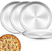 Pizza Baking Pan & Pizza Molds - Silver - View 8
