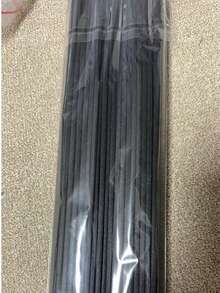 100 buah Stik Diffuser Rotan Alami - Isi Ulang Minyak Esensial Tahan Lama, Cocok untuk Spa, Pewangi, Aromaterapi (11,81 Inci x 3mm) Hitam dan Putih - Beraneka warna - View 11