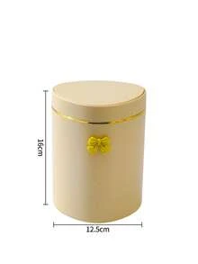 Elegant BOW Decor Portable Trash Can With Lid, Mini Desktop Garbage Bin, Home Covered Waste Basket, No Power Needed, Suitable For Office, Living Room Or Desk, Home Desktop And Drawer Organization - Multicolor - View 12