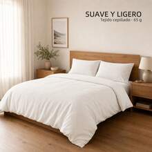 POLIGONO Duvet Covers Sets - White - View 2
