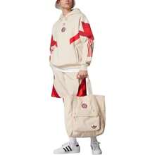Adidas Originals FC Bayern X Originals FW24 Collegiate Striped Logo Embroidered Fashion Hoodie Linen Hoodies Men - 彩色 - 查看 5