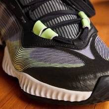 Adidas PRO VENTILATE MID Mid-Top Team Basketball Shoes "Thousand-Thread Armor" JH8079 - Dark Grey - View 4