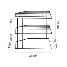 Kệ lưu trữ nhà bếp 3 tầng - Kệ tổ chức tủ - Kệ nhà bếp - Kệ góc - Kệ tổ chức mặt bàn - Kệ lưu trữ đĩa và bát - Kệ lưu trữ nhà bếp - Nhiều màu - Xem 13