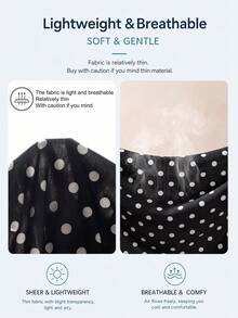 GLAMSKIN Women's Summer/Autumn Basic Polka Dot Spaghetti Strap 2-Piece Set Loungewear, Slim Fit Camisole Top + Cropped Leggings, Streetwear Elegant - Black Background With White Waves - View 10