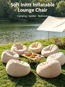 أريكة قابلة للنفخ كرسي مريح قابل للطي محمول أريكة مريحة مناسبة لغرفة المعيشة وغرفة النوم والشرفة والتخييم في الهواء الطلق هدية مثالية للعائلة أريكة الأكثر راحة - A - مشاهدة 8