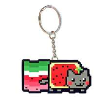 1pc Acrylic Keychain, Cute Cat Keychain, Cartoon Bag Charm, Dogecoin, Zombie, Pony, American Flag Rainbow Bag Pendant, Exquisite Small Gift, Christmas Gift - Multicolor - View 12