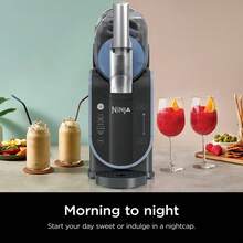Ninja FS301 SLUSHi 5-In-1 Professional Frozen Drink Maker, 88 Oz. Capacity Slushie Machine With RapidChill Technology, 5 Preset Programs For Margaritas, Milkshakes & Frappés, Black/Gray - US A Type Plug(110-127V) - View 5
