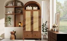 Furniture Natural 78 X 45 X 181 Cm - Walnut - 查看 7