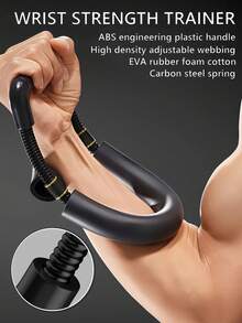 Adjustable Tension Wrist Strength Trainer With Thickened Foam Forearm Wrist Strengthener For Men Women Hand Gripper Convenient Hand Developer Arm Grip Workout Strength Trainer For Home Workout Gym Accessories Gym Workout Exercise Equipment - Multicolor - View 5