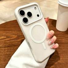 Fresh Candy Color Jelly 2-In-1 Magnetic Phone Case Compatible With Iphone 18 Pro Max 18 Pro, Matte Feel Anti-Drop Hard Shell Compatible With Iphone 16e 17e 17 Pro Max 15 14 13 11 16 Pro Max 12 - White - View 6