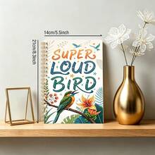 1PC A5 Colored Parrot Notebook, Student Office Memo Diary - Suitable For Professionals, Students And Office Use - Perfect Gift Choice, Art Cover Design, Versatile - Multicolor - View 3