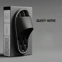 Women Home Slippers - 黑色 - 查看 1