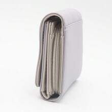 Popular Short Wallet Multi-Functional 70% Off Bag Student Coin Zipper Wallet Multi-Card Slot ID Card Storage Bag Daily Travel Short Wallet - Purple - View 5