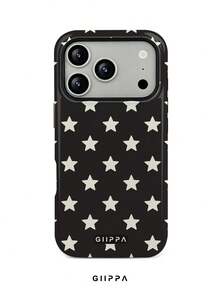 GIIPPA 1pc Star Pattern Design, Phone 17 Pro Max Phone Case, Compatible With Phone 16 Pro Max, 15 Pro Max, 14 Pro Max, Korean Style High-End Fashionable And Interesting Phone Case, Compatible With 11/12/13/14/15/16 Pro Max Plus, Elegant Design Suitable For Both Men And Women, Perfect Gift For Girlfriend On Christmas, Valentine's Day, Easter, Wedding Season And Birthday! - Multicolor - View 1