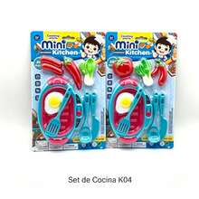 Kids Kitchen Playsets - Blue and White - View 2