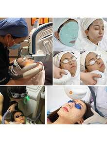 1pc Non-Irritating Eye Shield, Suitable For Laser Skin Regeneration Device; Thickened Eye Protection Goggles, Suitable For Laser Beauty Device, Photon Skin Rejuvenation, Eyebrow Implantation - Multicolor - View 5