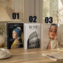 Paper Aesthetic Decorative Books, Coffee Table Books Decor - Faux Decorative Books For Decoration - Home Desktop Decor - Bedside Table Decor - Home Bookshelf Decor - one-size - View 2