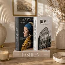 Paper Aesthetic Decorative Books, Coffee Table Books Decor - Faux Decorative Books For Decoration - Home Desktop Decor - Bedside Table Decor - Home Bookshelf Decor - one-size - View 6