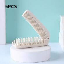 1pc/2pcs/4pcs Portable Foldable Comb, Anti-Static Dual-Use Comb, Fine-Tooth Double-Sided Design, Travel Mini Bangs Comb, Home Air Cushion Massage Brush, Essential For Female Students Dorm, Suitable For Daily Travel, Styling Tool For Normal Hair - Multicolor - View 29