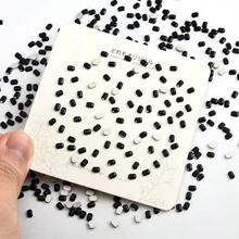 Small Nail Art Rhinestones, Glass Asymmetrical Flat Back Rhinestones, For Nail Art DIY, Phone Cases, Hair Accessories, Mini Jewelry Accessories. - Black-square 3x3mm - View 13