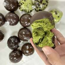1pc Super Soft Mint Chocolate Crisp Squeeze Toy, With Popping Sound, Stress Relief, Can Be Used As Modeling Prop. Perfect For Teenagers, Birthday Gift, Halloween, Christmas, Back To School Season Gift - Multicolor - View 8