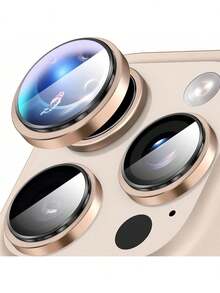 3片裝鏡頭保護膜，相容 Apple 18 Pro/18 Pro Max/17/17Pro/17Promax/17Air/16e/16/16Pro/16Plus/15/15Promax/14/13/12/11/Pro/Promax 系列，9H 硬度，時尚耐用，防刮鏡頭膜 - 棕色 - 查看 19