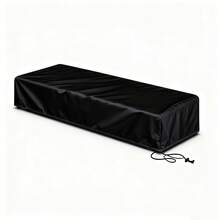 Outdoor Pool Lounge Chair Cover Set, All-Weather Dustproof & UV-Resistant Patio Furniture Protector, 210D Tear-Resistant Oxford Fabric With Breathable PU Coating, Dust & Stain Resistant, Bottom Drawstring + Four-Corner Tie-Down Windproof Design, Secure Fit, Suitable For Patio, Lawn, Deck Lounge Chairs - Protective Case - View 8
