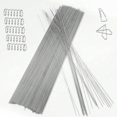 28PCS 40.6CM 16" 304 Stainless Steel Spring Wire 0.8mm/0.03" Hard Full Straight Spring Steel Wire -0.8-1mm(Diameter: 0.8mm/0.03)